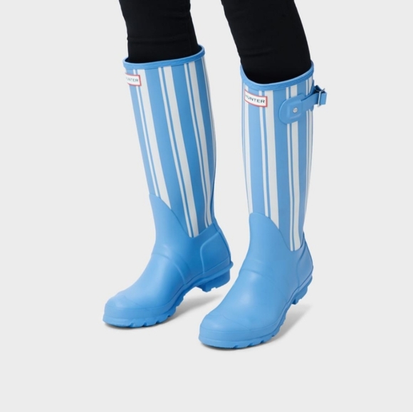 hunter garden stripe boots